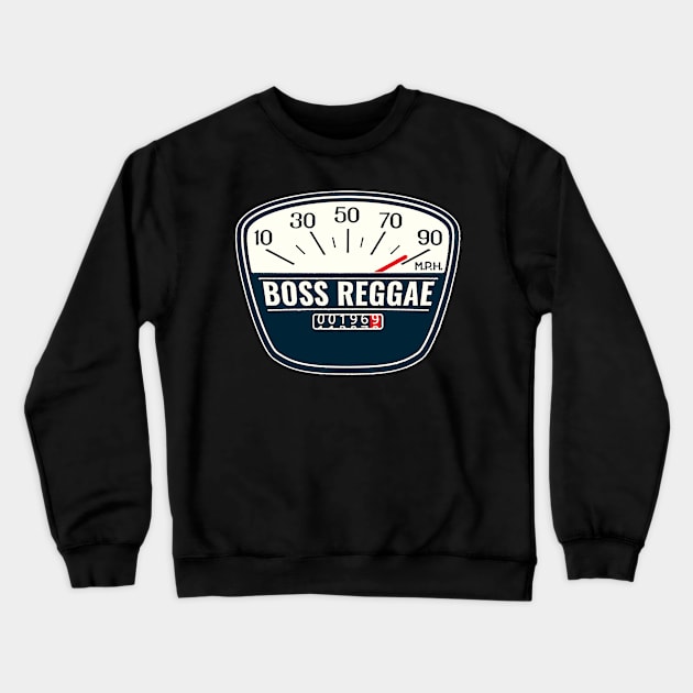 Boss reggae scooter speedometer Crewneck Sweatshirt by Jomi